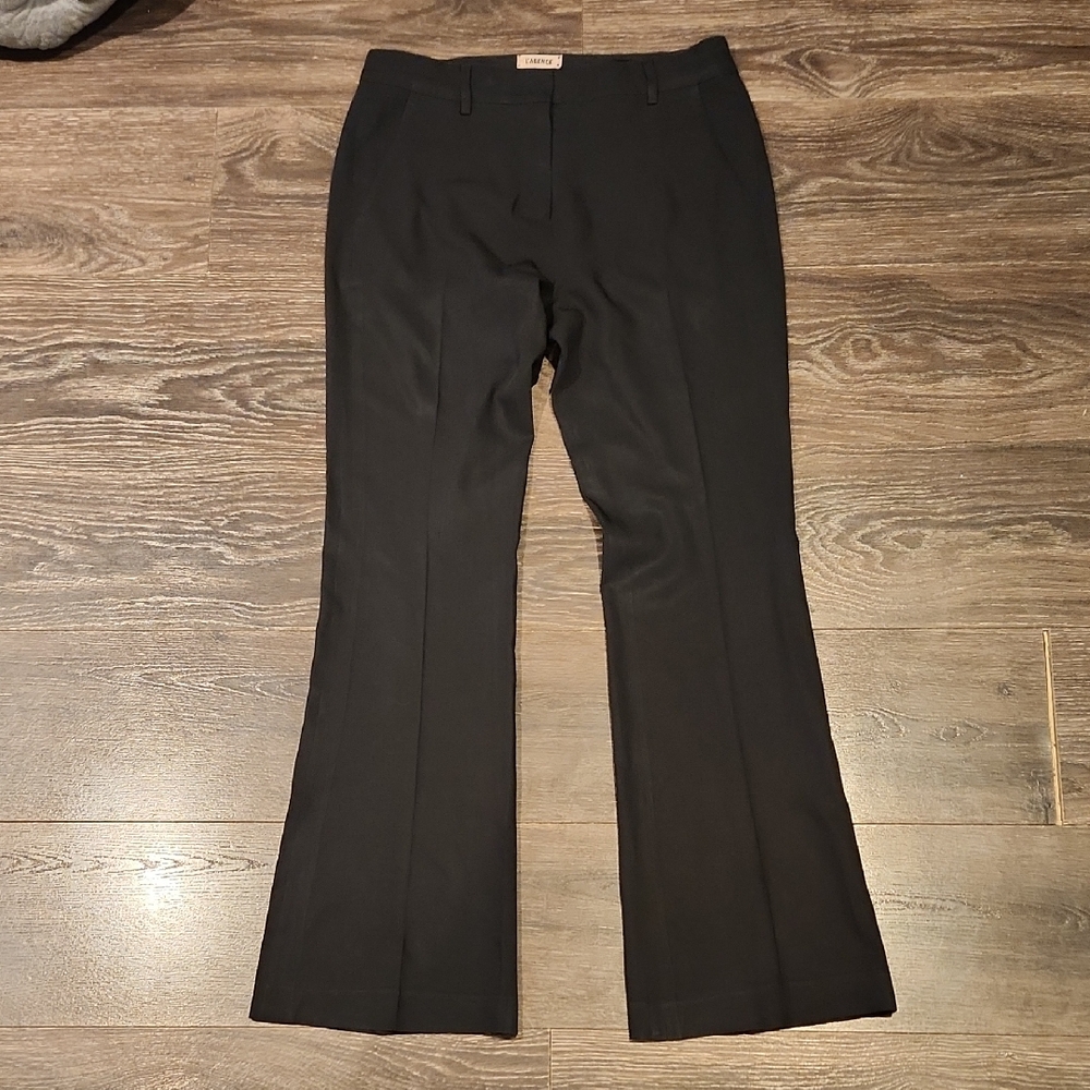 L'AGENCE Wool Blend Black Trousers sz 8